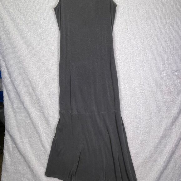 Sundry Gray Twist Front Sleeveless Maxi Dress Size 3 - Picture 9 of 11